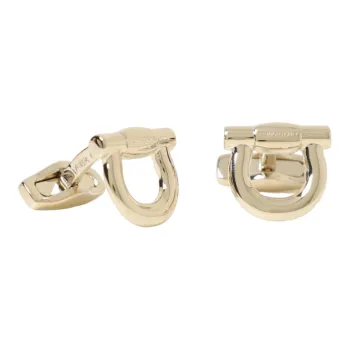 Ferragamo Cufflinks Men Yellow
