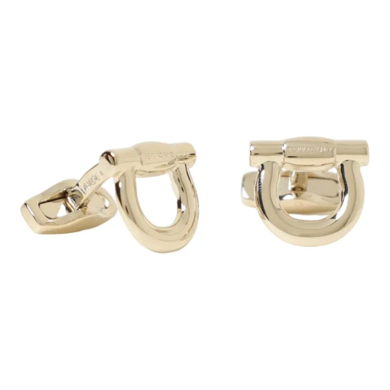 Ferragamo Cufflinks Men Yellow-0