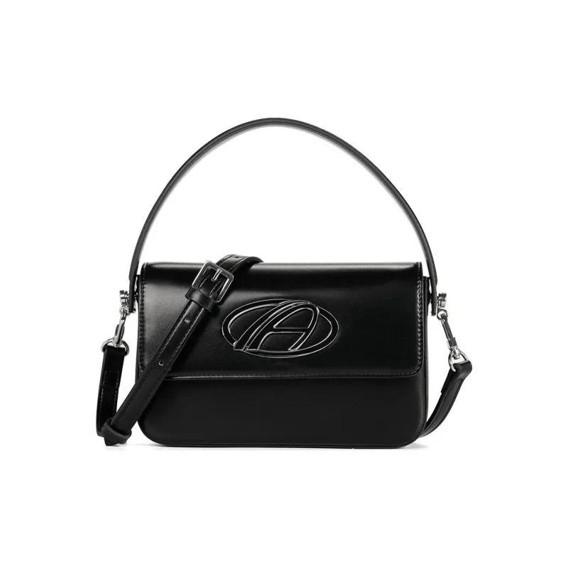 Tata Artificial Leather Shoulder Bag Trumpets Women's Black, Ecru, Light Green-10