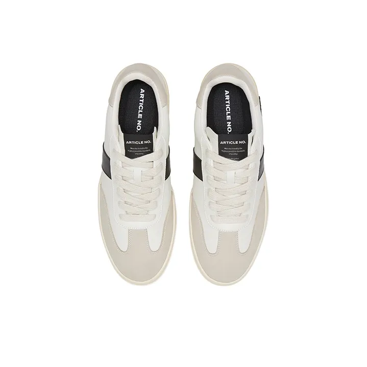 ARTICLE NO. Wear Resistant Low Top Skateboard Shoes Unisex White-1