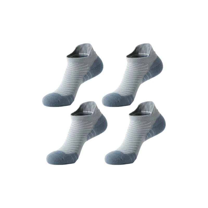 MUSCLESWING Ankle Socks Men's 4 Pack Gray-0