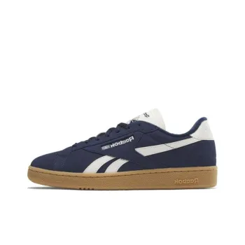 Reebok Club C GROUNDS Slip Resistant Shock Absorbers Low Top Skateboard Shoes Unisex Blue White
