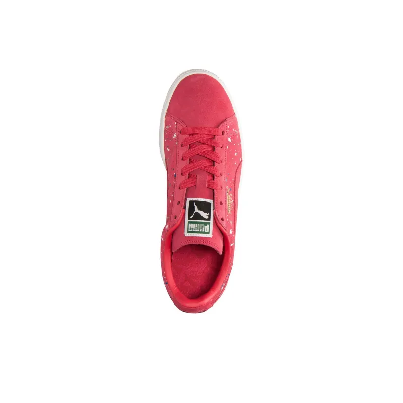 PUMA Suede Classic Splatter Teaberry Red-3