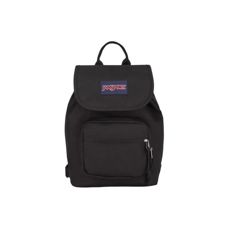 JanSport Recycled Polyester Backpack Mini Unisex Black-0