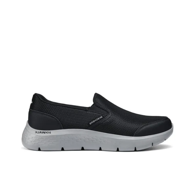 Skechers Go Walk Fle Wear Resistant Low Top Casual Shoes Men's Black-1