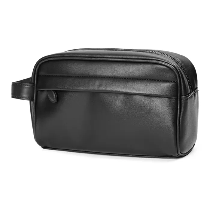 ALNI BITTON PU Commuter Clutch Regular Men's Pure Black/Woven Black-1
