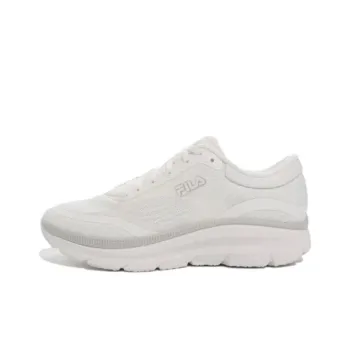 FILA Rgb Cushioning Wear-Resistant Low-Top Running Shoes Unisex White
