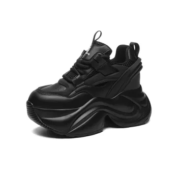 Golden Silk Rabbit Lightweight Height Increasing Chunky Sneakers Women's