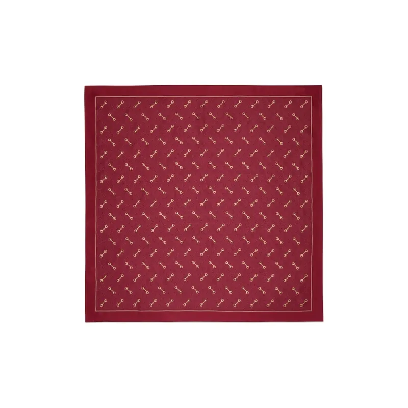 GUCCI Silk Scarves Women's Burgundy-0