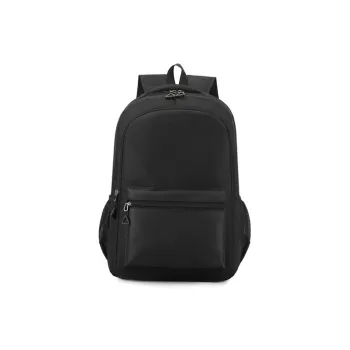 GKY Oxford Backpack Medium Size Men's Black & Gray & Blue