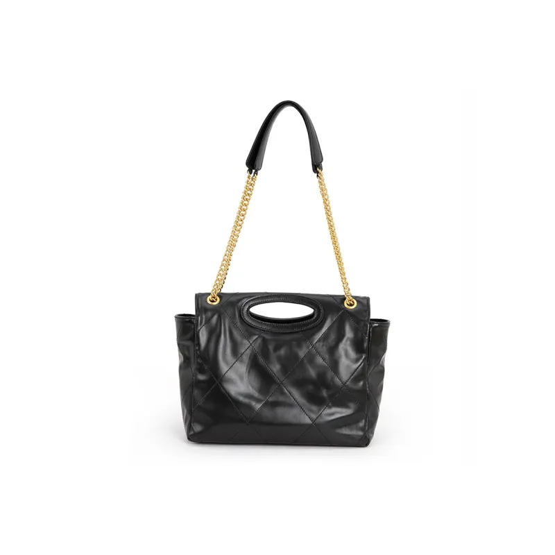 VENOF Cow Leather Niche Elegance One Shoulder Handbag Women's Menor Red/Tafish Black-11