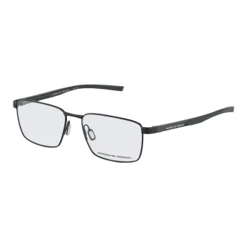 PORSCHE DESIGN Plate Frame Stainless Steel Square Eyeglass Frames Men's