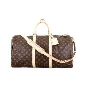 LOUIS VUITTON Keepall Bandouliere Monogram 50 Brown
