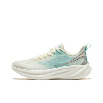 Erke Chasing The Wind 2.0 Slip Resistant Low Top Running Shoes Women's White Blue