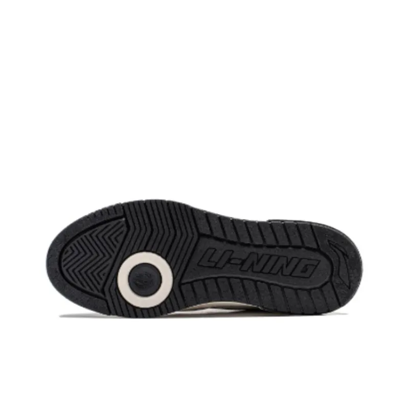 LiNing Rookie Cushioned Slip Resistant Lightweight Rebound Low Top Basketball Shoes Men's Gray Black-3