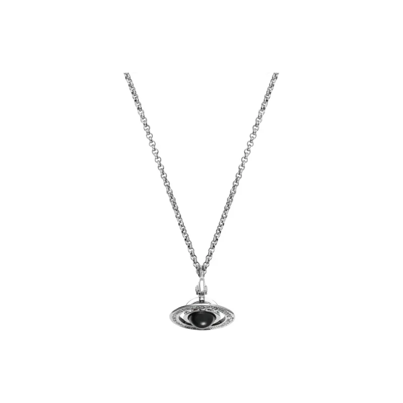 Vivienne Westwood Brass Necklaces Unisex Black-2
