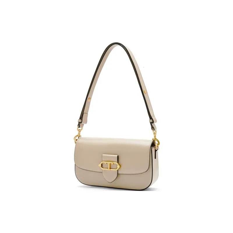 Tata PU Shoulder Bag Regular Women's Apricot/Beige-1
