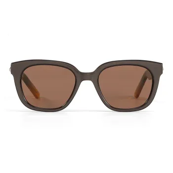 BOELEO Plate Frame Oval Sunglasses Unisex