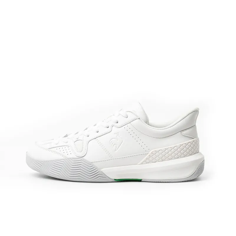 Le Coq Sportif Shock Absorbers Slip Resistant, Abrasion Resistant, Breathable Tennis Shoes Unisex White-0