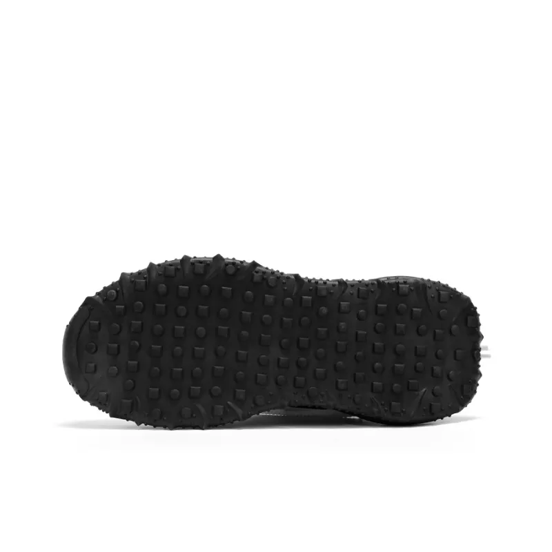 BOIGEMES Low Top Chunky Sneakers Men's White Black-5