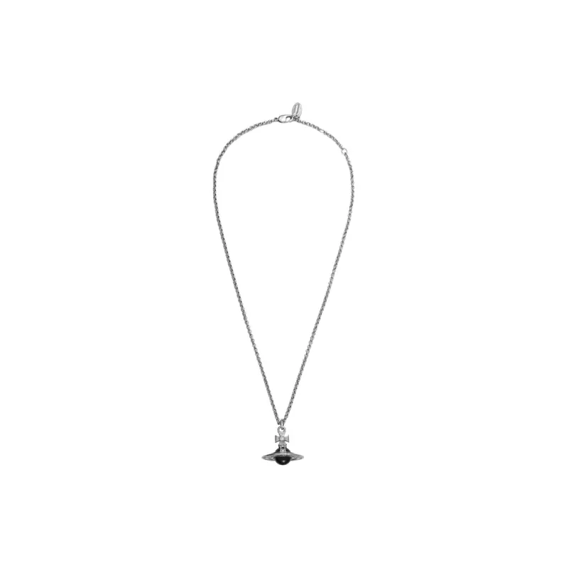 Vivienne Westwood Brass Necklaces Unisex Black-0