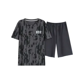 The Story Of The Flower Season Lounge Set Men's Dark Gray