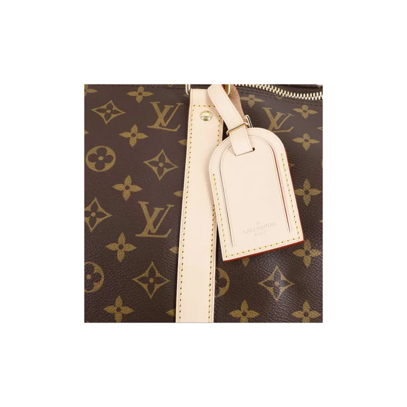 LOUIS VUITTON Keepall Bandouliere Monogram 50 Brown-7