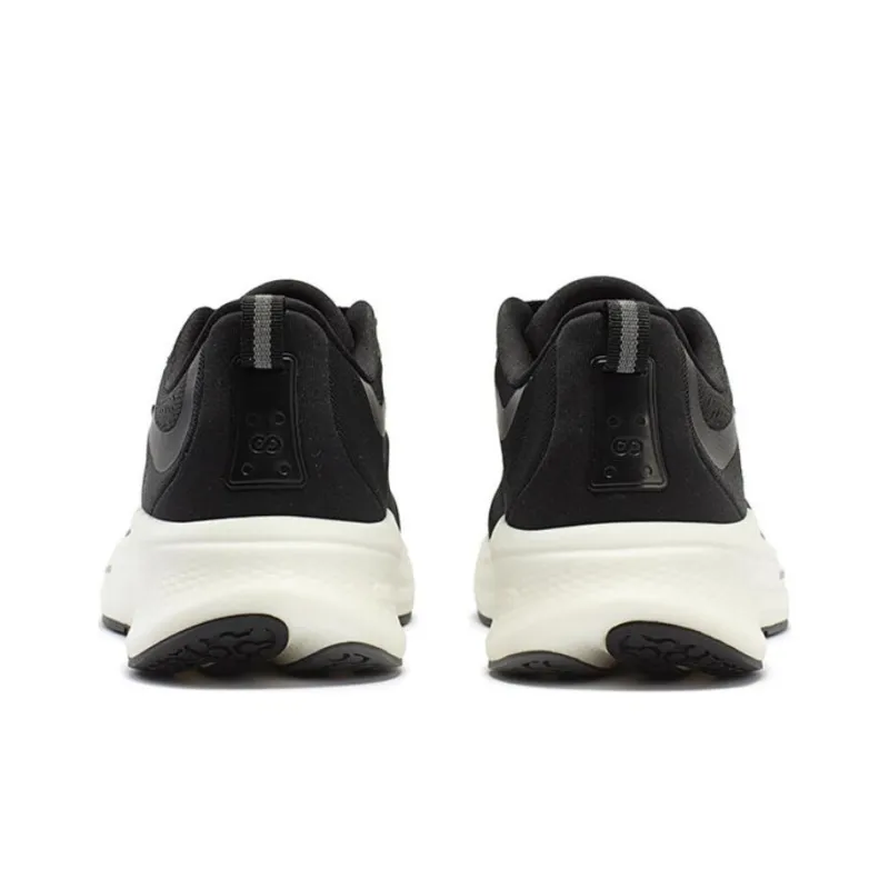 361° Flying Wing Cushioning Wear Resistant Low Top Running Shoes Men's Black White-3