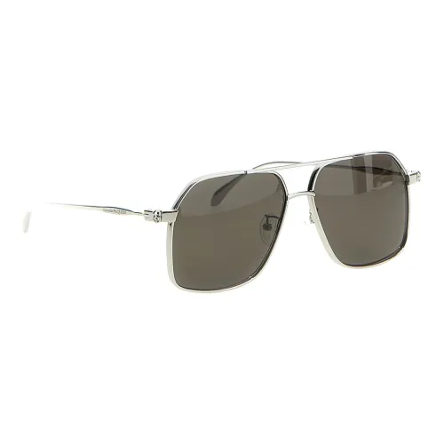 Alexander McQueen Geometric Frame Sunglasses