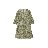 MSLAN Long-Sleeved Dresses Women's Butter