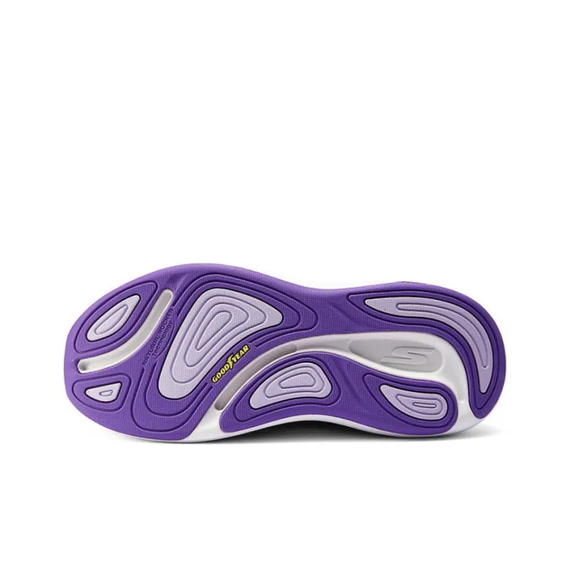 Skechers Anti Slip And Wear Resistant Breathable Low Top Casual Shoes Women's White Purple-3