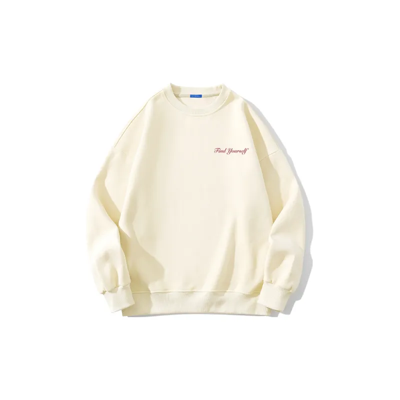 Find Yourself Sweatshirt Unisex White-5