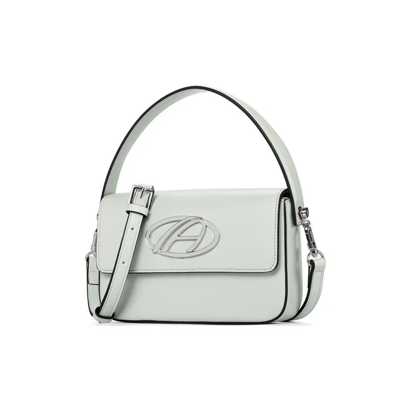 Tata Artificial Leather Shoulder Bag Trumpets Women's Black, Ecru, Light Green-6