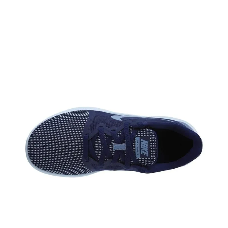 Nike Flex Contact 2 Cushioning Low-Top Casual Running Shoes Women's Blue-3