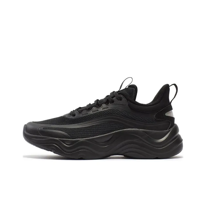 361° Slip Resistant Low Top Running Shoes Women's Black-0