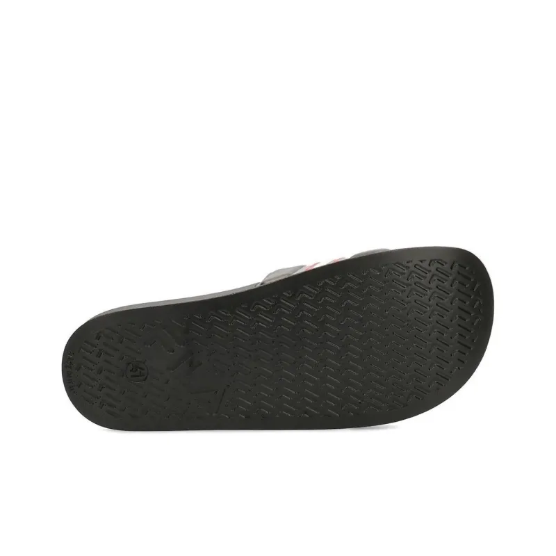 FILA Slide Slippers Men's Black Red-3