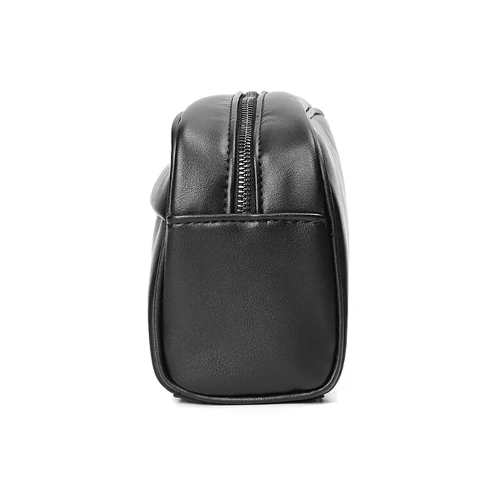 ALNI BITTON PU Commuter Clutch Regular Men's Pure Black/Woven Black-2