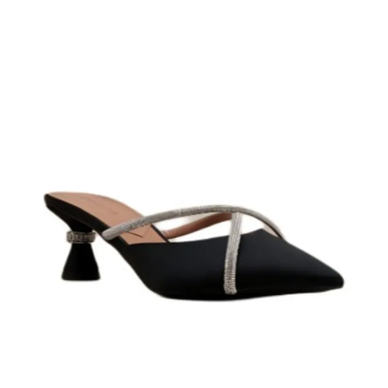D'ACCORI Ella 50mm Rhinestone-embellished Mules-2
