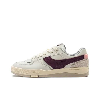 LiNing Honor 92S Cushioning Wear Resistant Low Top Skateboard Shoes Women's White Red