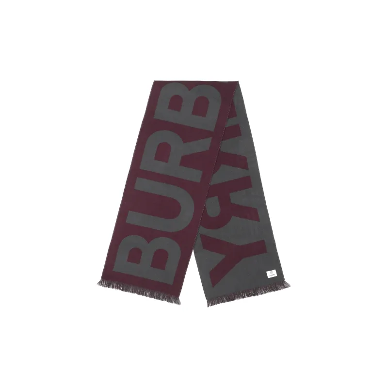 Burberry Wool Sport Jacquard Logo Scarf-1