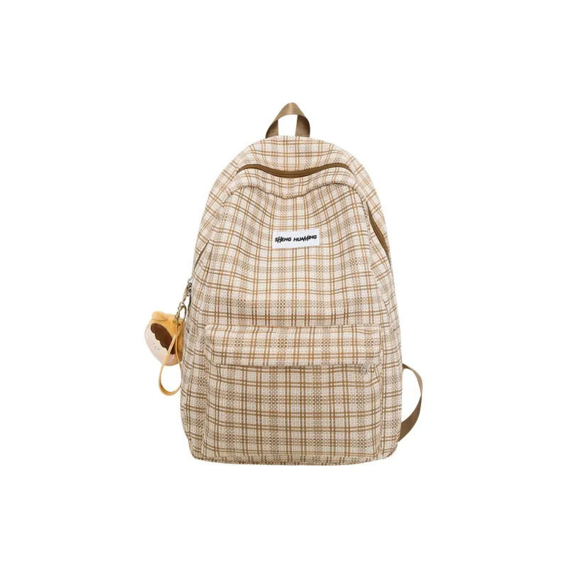 FAMAN Nylon Backpack Regular Women's Black/Khaki/Green/Blue/Pink-2