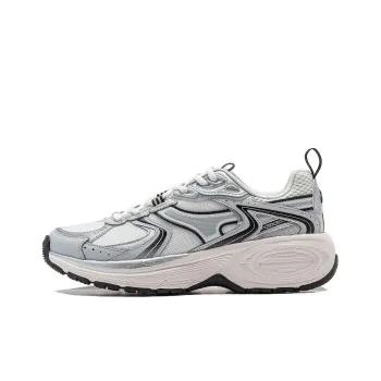 LiNing 92 CICI V2 Cushioning Wear Resistant Low Top Casual Shoes Women's White Silver