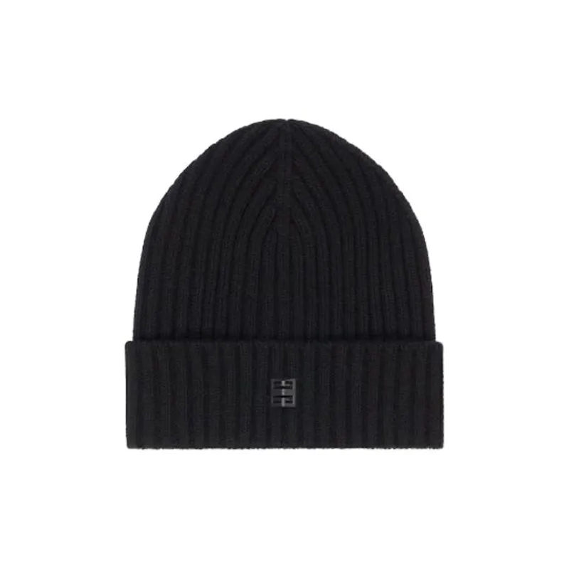 GIVENCHY Wool Cashmere Beanies Men's Black-0