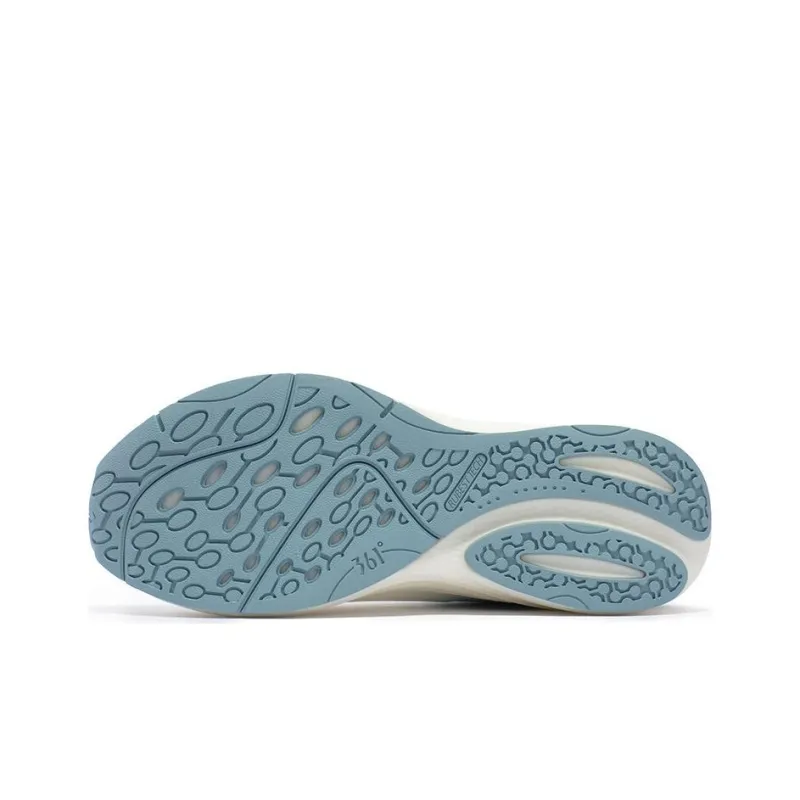 361° Flying Wing 4.0 Cushioning Wear Resistant Low Top Running Shoes Men's White Blue Black-4