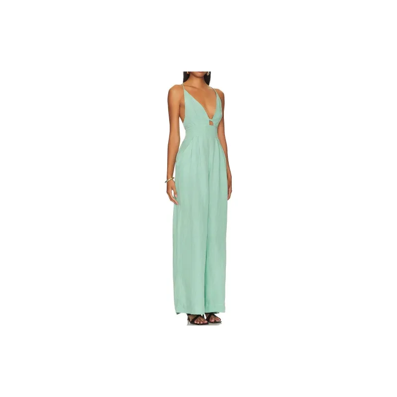 FREE PEOPLE Jumpsuit Women's Green-2