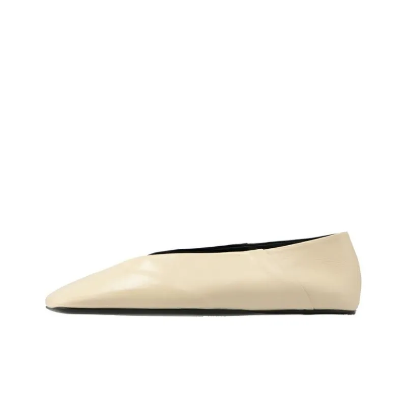 JIL SANDER Two-Toned Square-Toe Barellina Shoes Women's-0