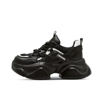 C°BANNER Chunky Sneakers Women's Low Top Black