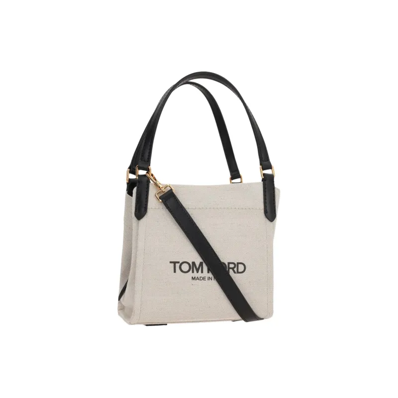 TOM FORD Amalfi Logo Print Small Tote Bag-2