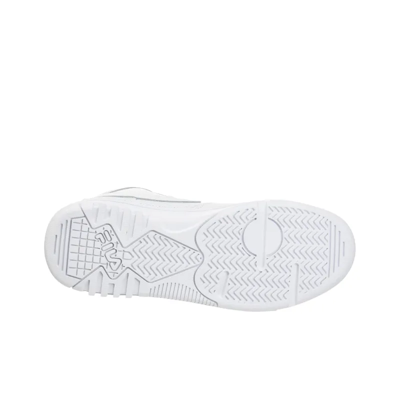 FILA Anti Slip Wear Resistant Mid Top Casual Shoes Women's White-3