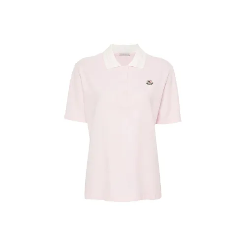 Moncler Polo Shirts Women's Pink